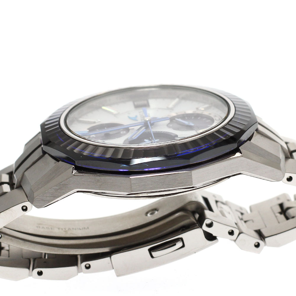 CASIO OCW-S6000PB-7AJR Oceanus CASIO WATCH Partner Shop Model Day-Date Solar Radio-Controlled Men's Watch Excellent Condition with Inner Box