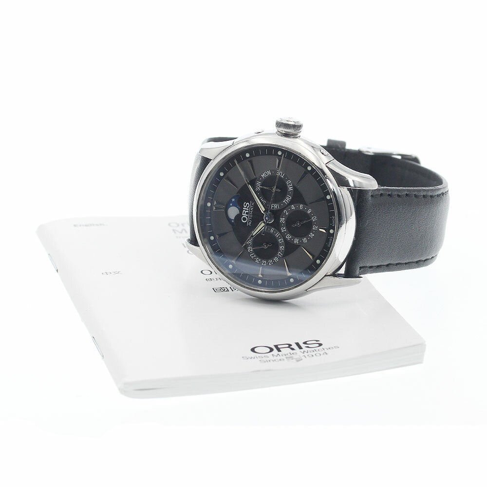 ORIS 7592 Artelier Complication Moonphase Day-Date Automatic Men's Watch with Warranty