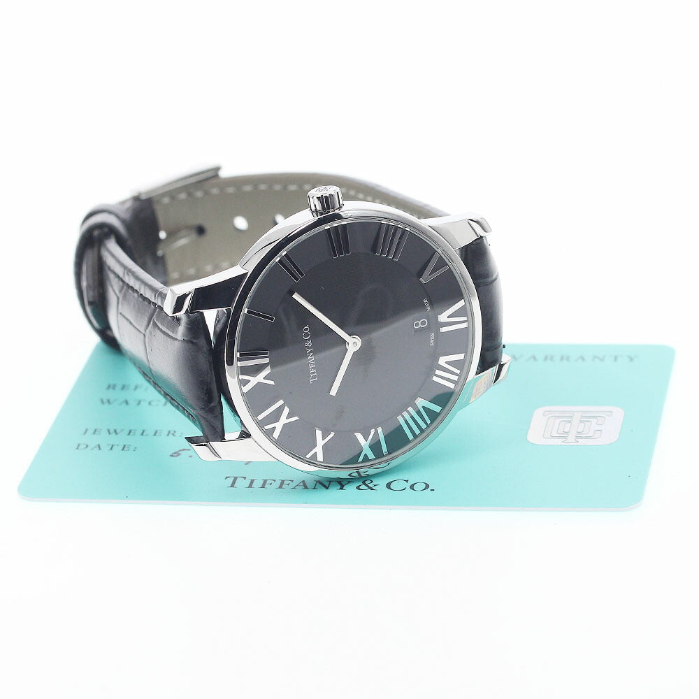 TIFFANY&Co. 34875944 Atlas Dome Date Quartz Men's Watch with Warranty