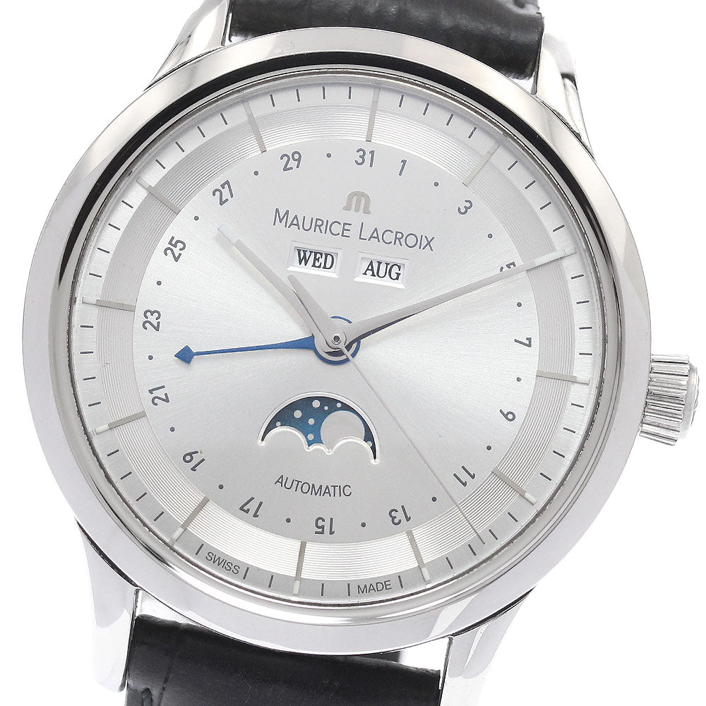 MAURICE LACROIX LC6068-SS001-13E Le Classic Moonphase Automatic Men's Watch (Good Condition)