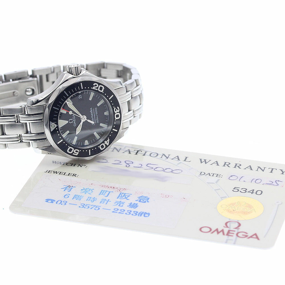 OMEGA 2282.50 Seamaster 300 Date Quartz Ladies' Watch Excellent Condition with Warranty.
