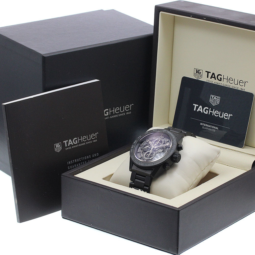 TAG Heuer CAR2A91 Carrera Calibre Heuer 01 Chronograph Automatic Men's Watch Excellent Condition with Box and Warranty Card