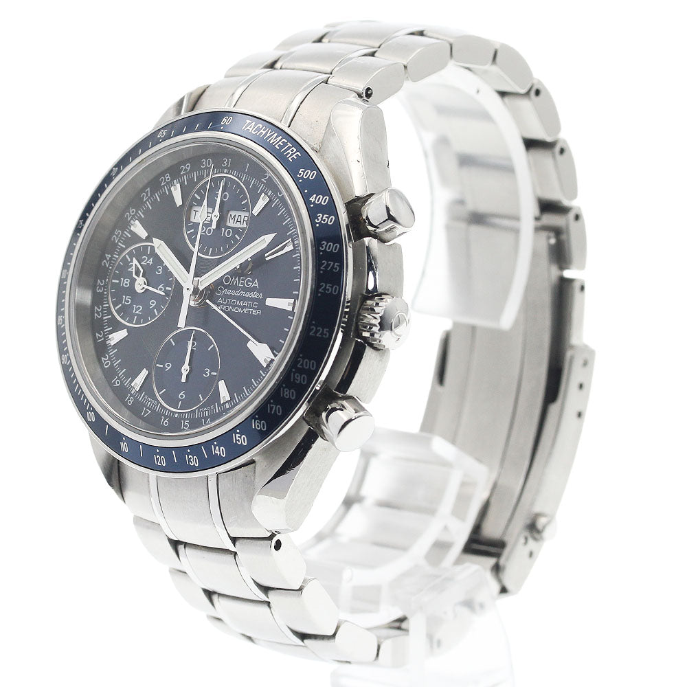 OMEGA 3222.80 Speedmaster Triple Calendar Chronograph Automatic Men's Watch with Warranty Card