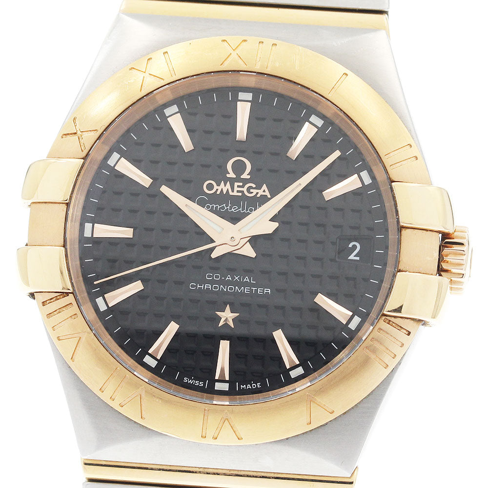 OMEGA 123.20.35.20.01.001 Constellation Date Full Bar Automatic Men's Watch with Warranty