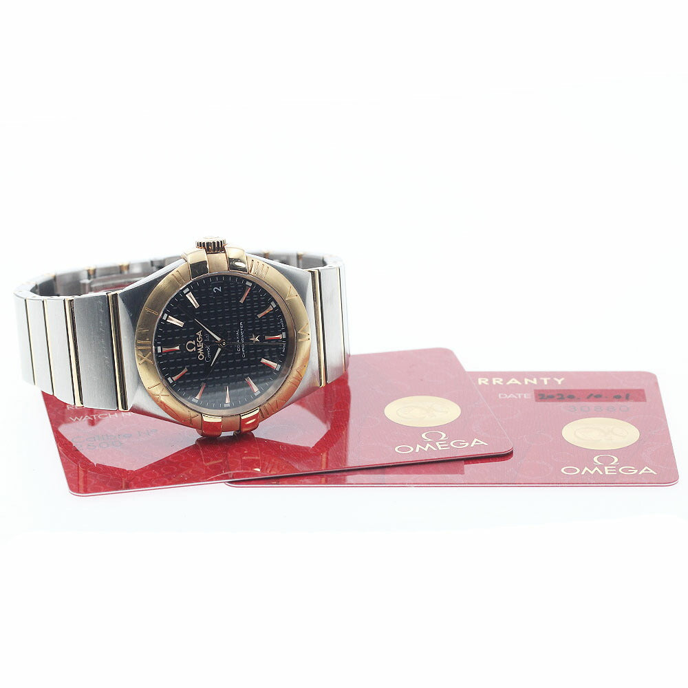 OMEGA 123.20.35.20.01.001 Constellation Date Full Bar Automatic Men's Watch with Warranty