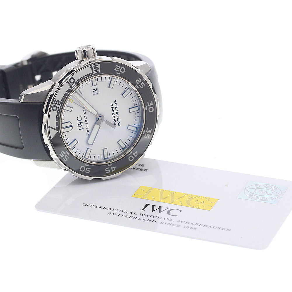 IWC SCHAFFHAUSEN IW356806 Aquatimer Date Automatic Men's Watch Excellent Condition with Warranty.