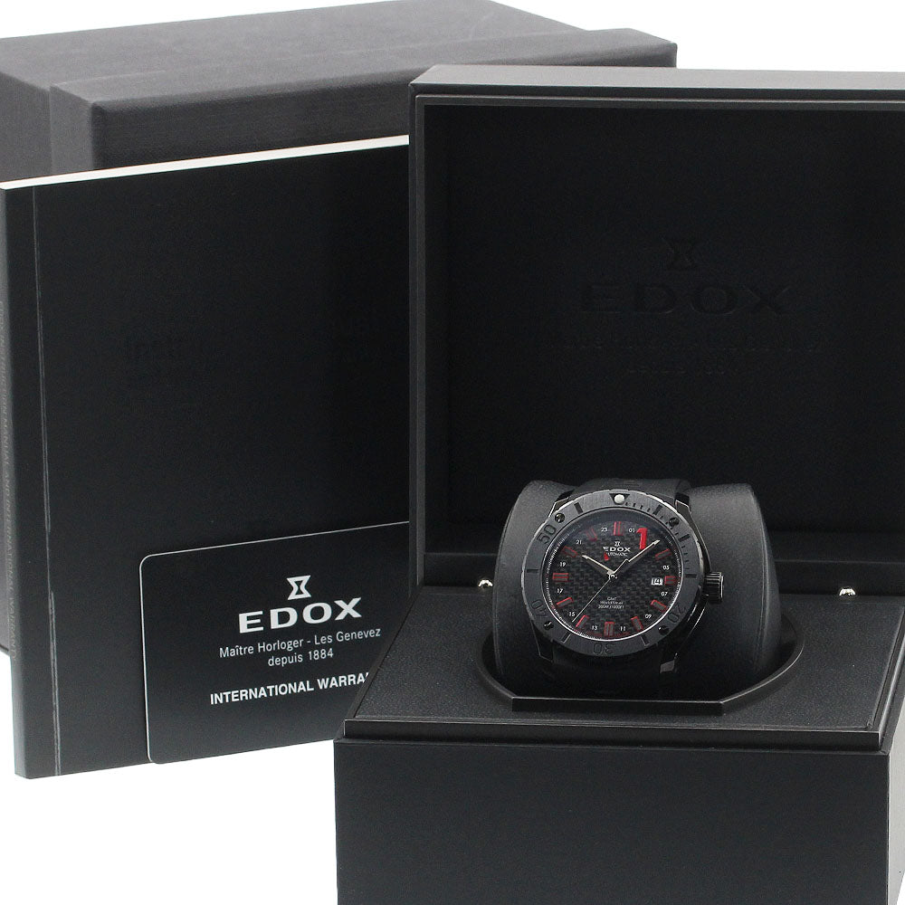 EDOX 93005-37N-NRO Chrono Offshore 1 300m Date Automatic Men's Watch Excellent Condition with Box and Warranty.