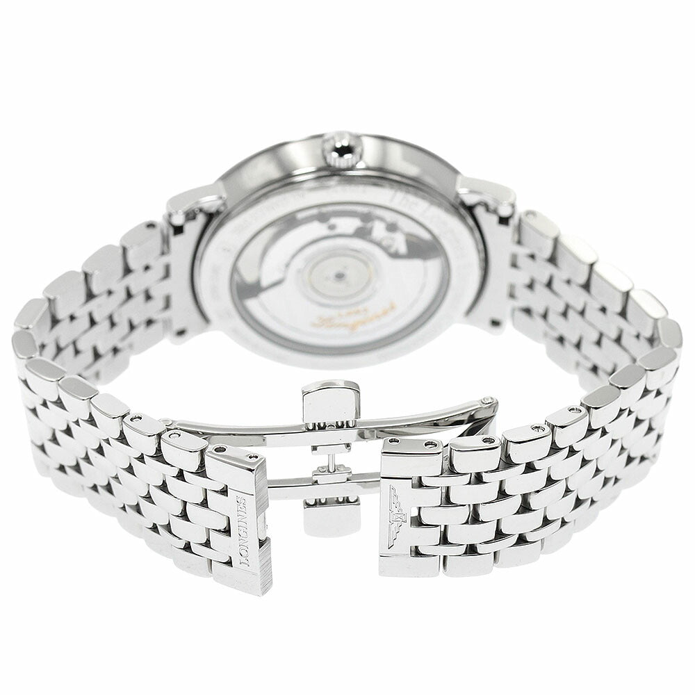 LONGINES L4.810.4 Elegant Collection Date 13P Diamond Automatic Men's Watch - Excellent Condition