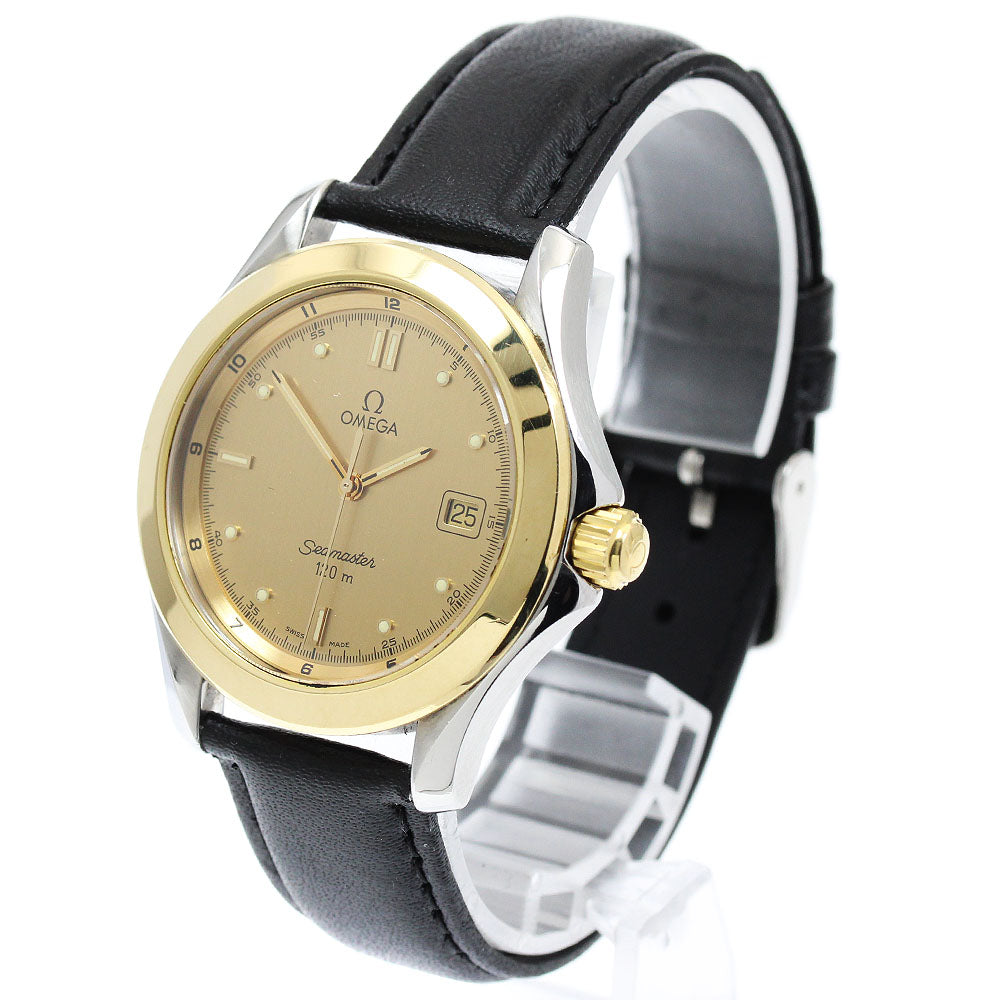 OMEGA Seamaster 120 YG Bezel Quartz Men's Watch
