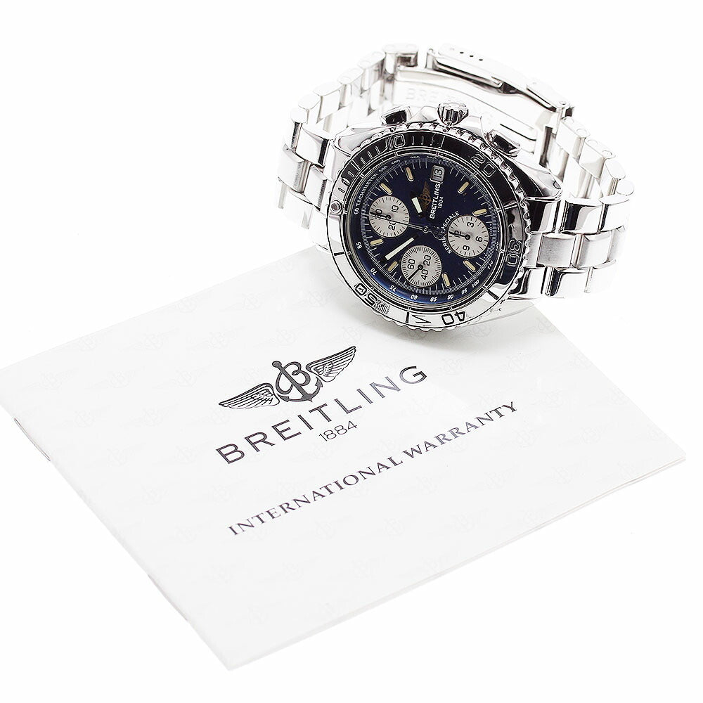 BREITLING A13051 Chrono Shark Date Automatic Men's Watch with Warranty
