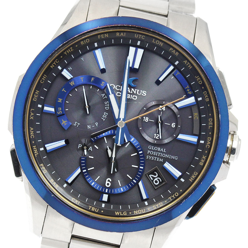 CASIO OCW-G1100TG-1AJF Oceanus GPS Solar Radio Controlled Men's Watch