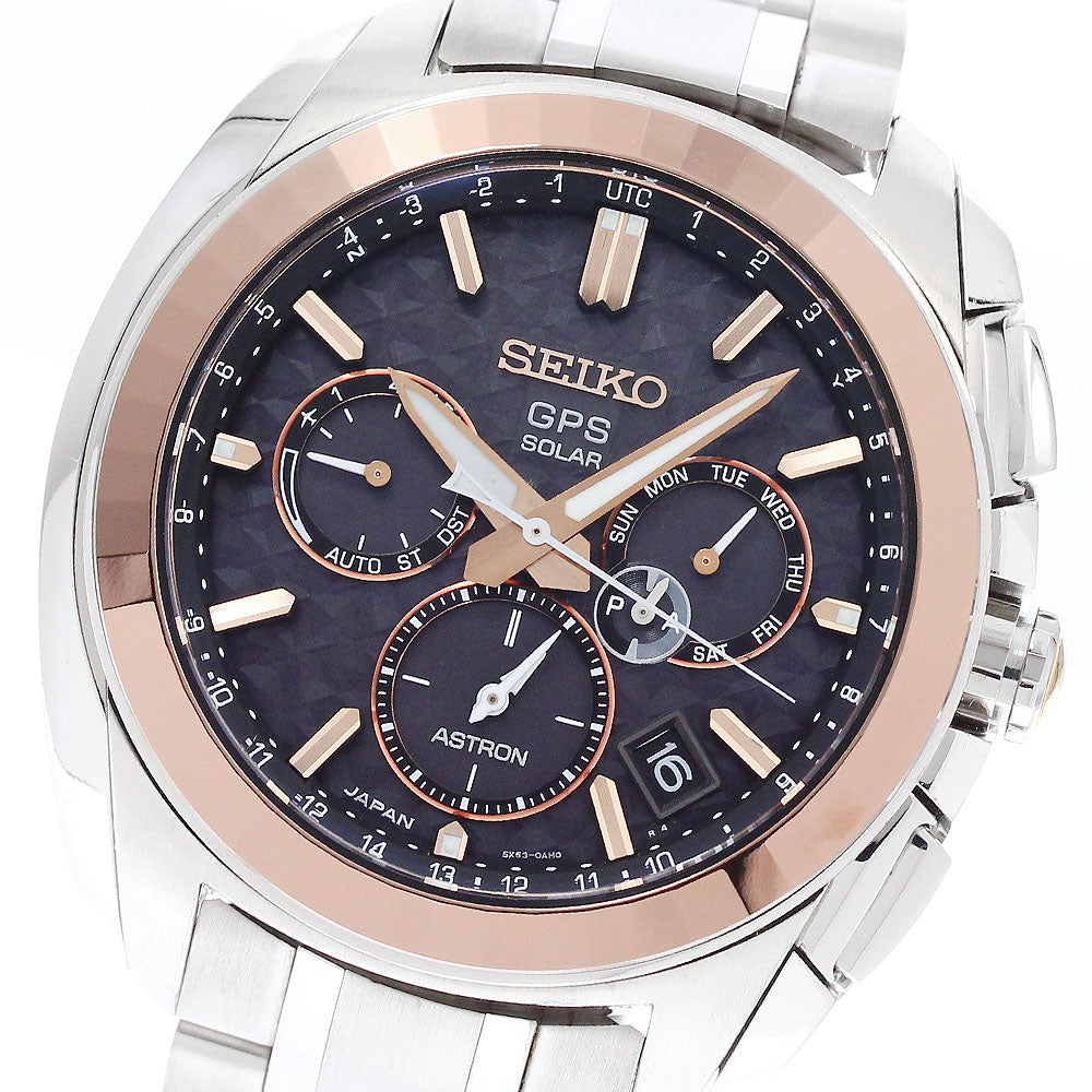 SEIKO SBXC035/5X53-0AG0 Astron 50th Anniversary Model Limited Edition of 200 Solar Powered Radio Controlled Men's Watch with Box and Warranty.