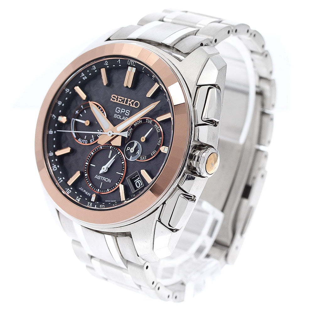 SEIKO SBXC035/5X53-0AG0 Astron 50th Anniversary Model Limited Edition of 200 Solar Powered Radio Controlled Men's Watch with Box and Warranty.