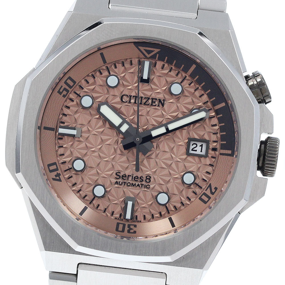 CITIZEN NB6066-51W/9051-009KM03 Series Eight Limited Edition of 1700 Pieces Worldwide Automatic Date Display Men's Watch Excellent Condition