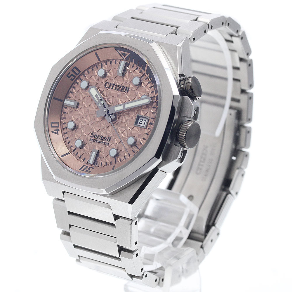 CITIZEN NB6066-51W/9051-009KM03 Series Eight Limited Edition of 1700 Pieces Worldwide Automatic Date Display Men's Watch Excellent Condition