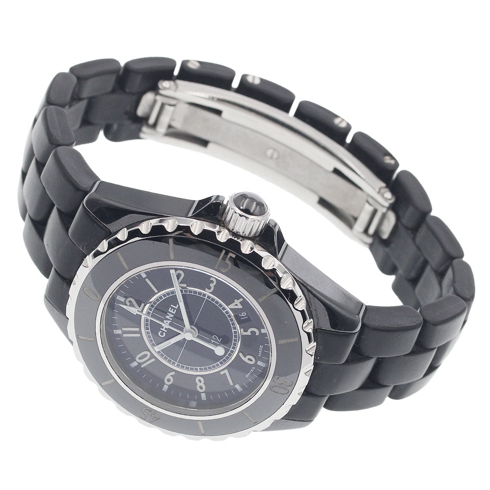 CHANEL H0681 J12 Black Ceramic Date Quartz Ladies Watch