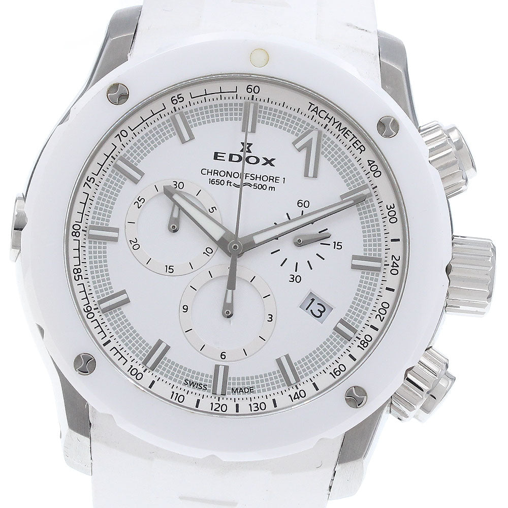 EDOX 10221-3B3-BIN3 Chrono Offshore 1 Date Chronograph Quartz Men's Watch with Warranty