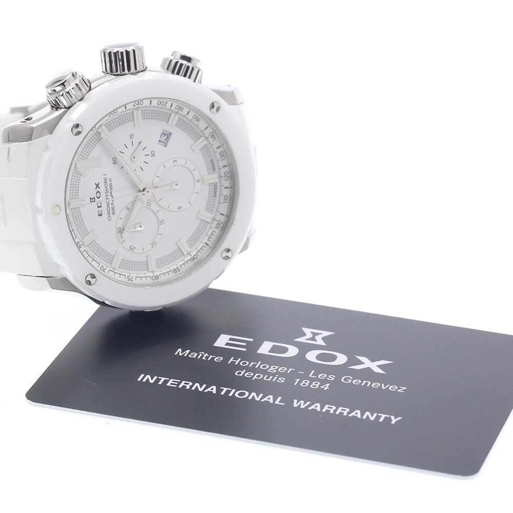 EDOX 10221-3B3-BIN3 Chrono Offshore 1 Date Chronograph Quartz Men's Watch with Warranty