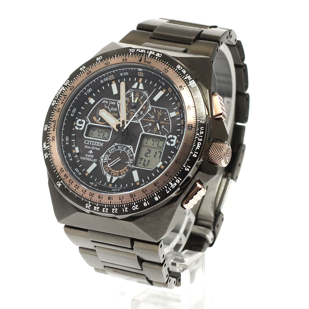 CITIZEN JY8146-54E/U680-003JD09 Promaster SKY 35th Anniversary Eco-Drive Solar Radio-Controlled Men's Watch Excellent Condition with Inner Box and Warranty Card.