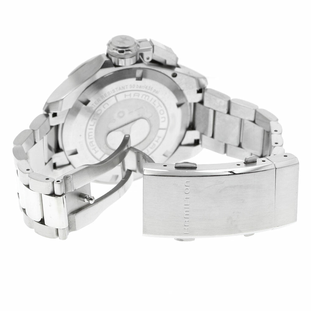 HAMILTON H777250/H77725135 Khaki Navy Open Water Frogman Date Automatic Men's Watch with Box and Warranty
