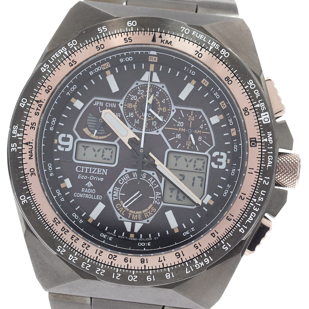 CITIZEN JY8146-54E/U680-003JD09 Promaster SKY 35th Anniversary Eco-Drive Solar Radio-Controlled Men's Watch Excellent Condition with Box and Warranty.