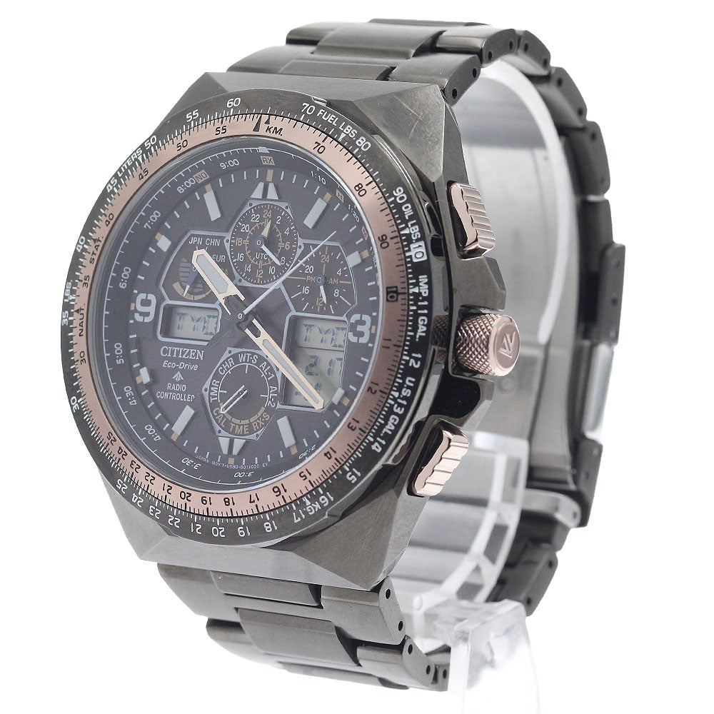 CITIZEN JY8146-54E/U680-003JD09 Promaster SKY 35th Anniversary Eco-Drive Solar Radio-Controlled Men's Watch Excellent Condition with Box and Warranty.