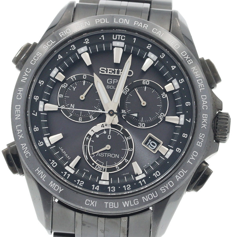 SEIKO SBXB009/8X82-0AB0 Astron Chronograph GPS Solar Radio Controlled Men's Watch