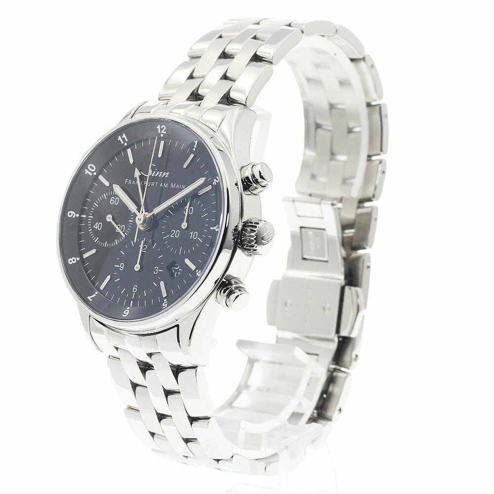 Sinn 6000 Frankfurt Financial Watch Chronograph Date Automatic Men's Watch Excellent Condition with Box and Warranty Card