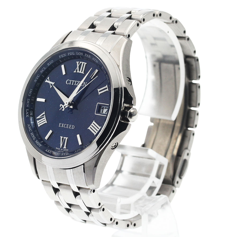 CITIZEN H149-A1BP602 Exceed Date Solar Radio Controlled Men's Watch (with box)