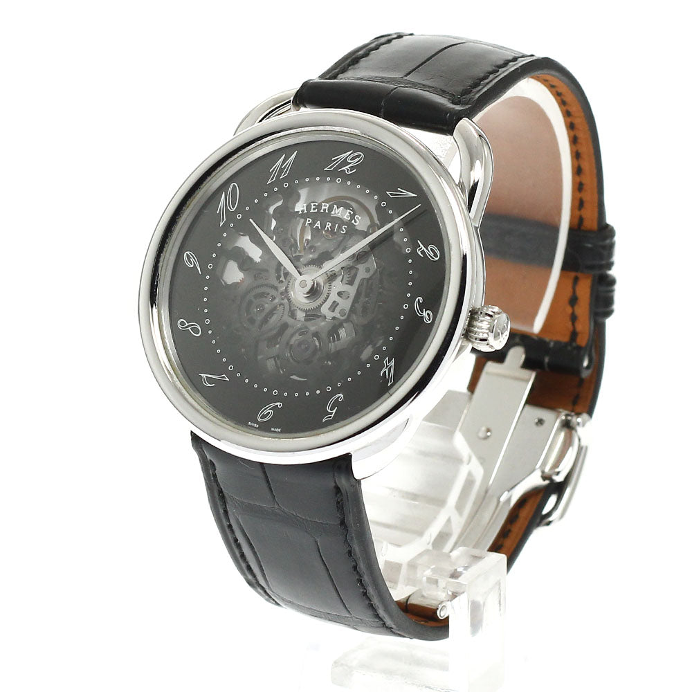 HERMES AR2.710 Arceau Skelet Automatic Men's Watch - Excellent Condition