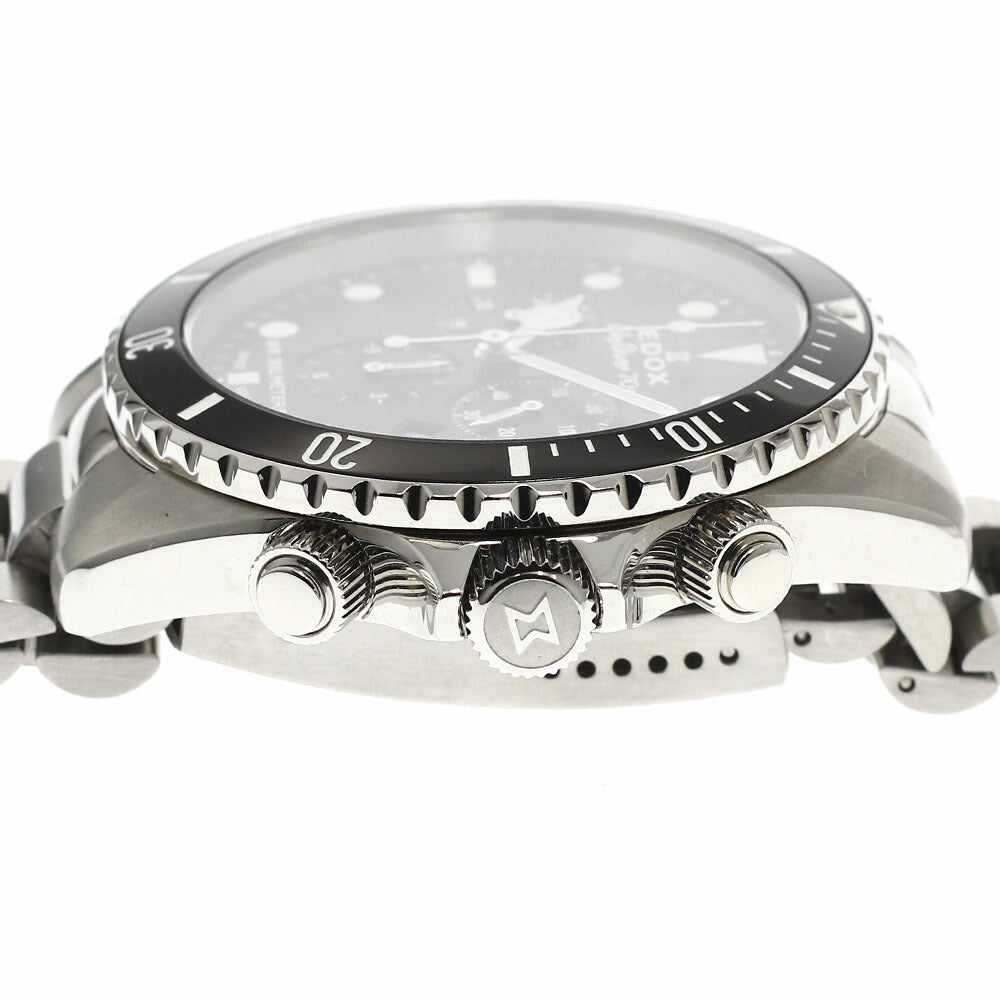 EDOX 10238-3NM-NI Skydiver Date Chronograph Quartz Men's Watch Excellent Condition with Box and Warranty Card