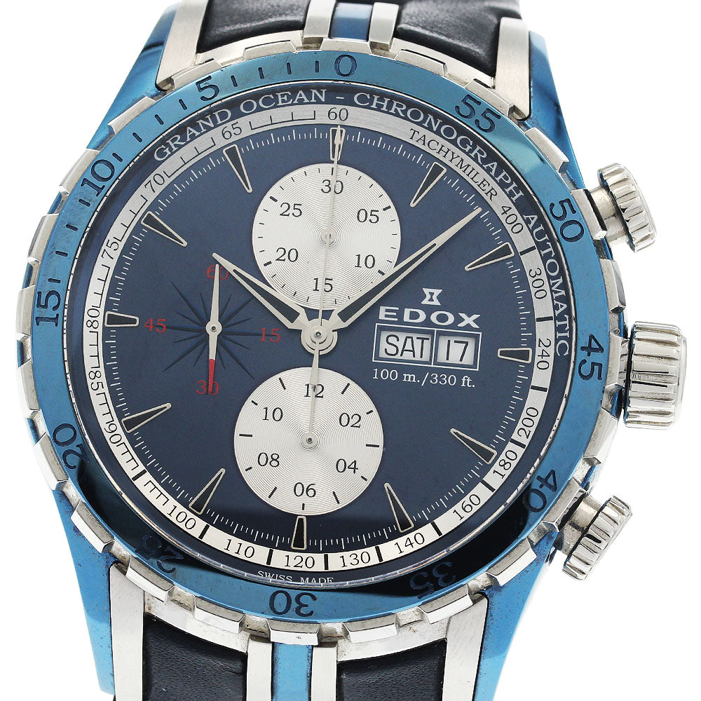 EDOX 01121 Grand Ocean Day-Date Chronograph Automatic Men's Watch with Warranty