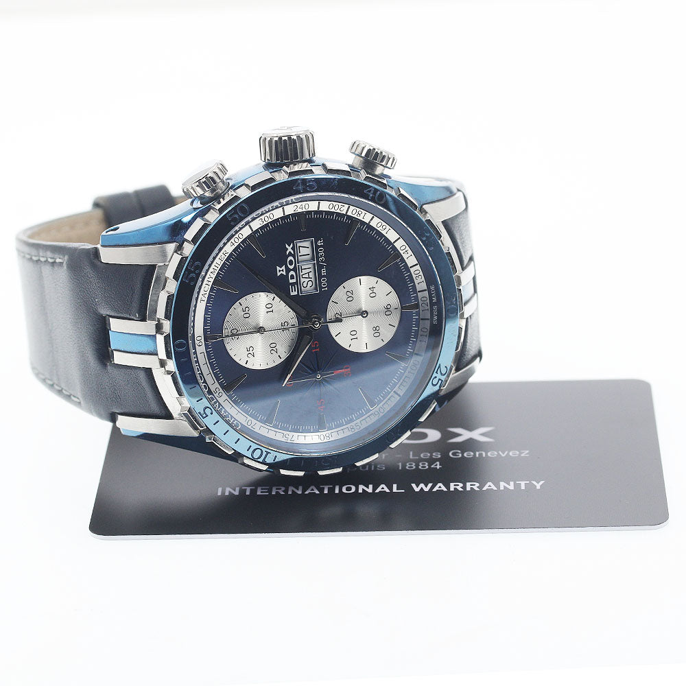 EDOX 01121 Grand Ocean Day-Date Chronograph Automatic Men's Watch with Warranty