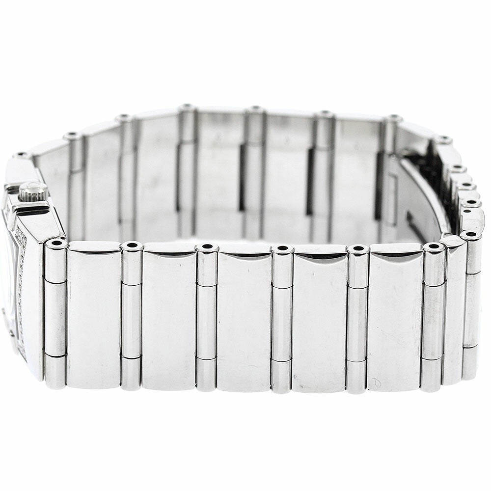 OMEGA 1528.46 Constellation Carre Quadra 4P Diamond Bezel Quartz Ladies
