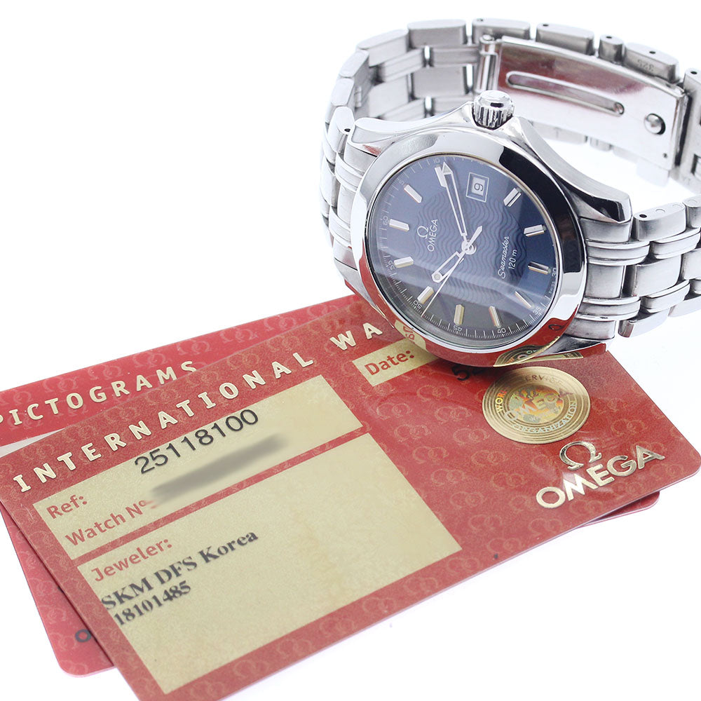 OMEGA 2511.81 Seamaster 120 Date Quartz Men's Watch with Warranty