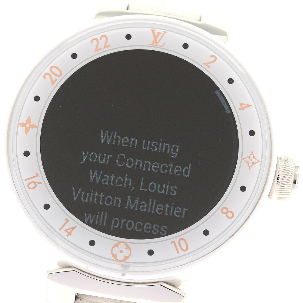 LOUIS VUITTON QA080 Tambour Horizon V2 Quartz Men's Watch with Box and Warranty Card