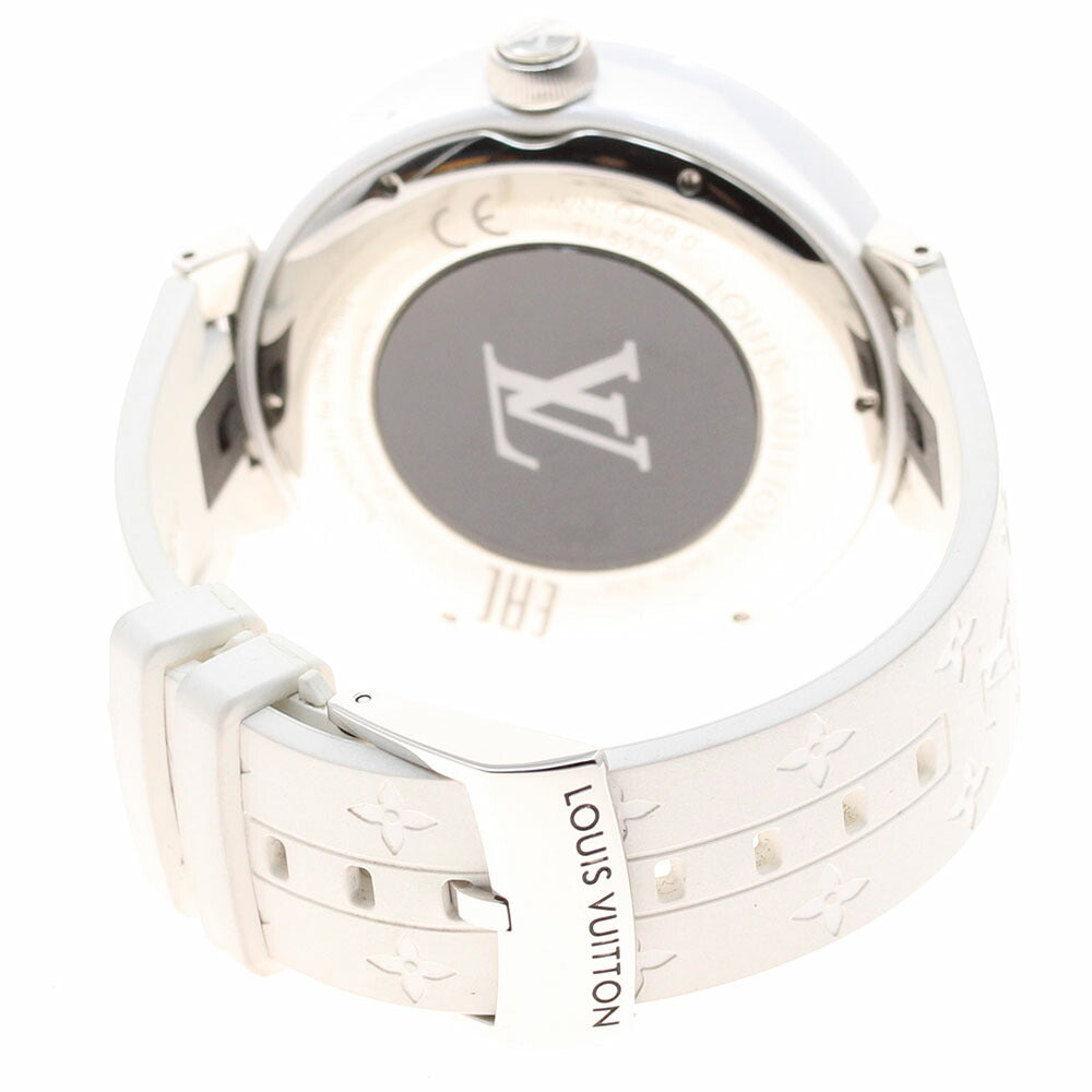 LOUIS VUITTON QA080 Tambour Horizon V2 Quartz Men's Watch with Box and Warranty Card