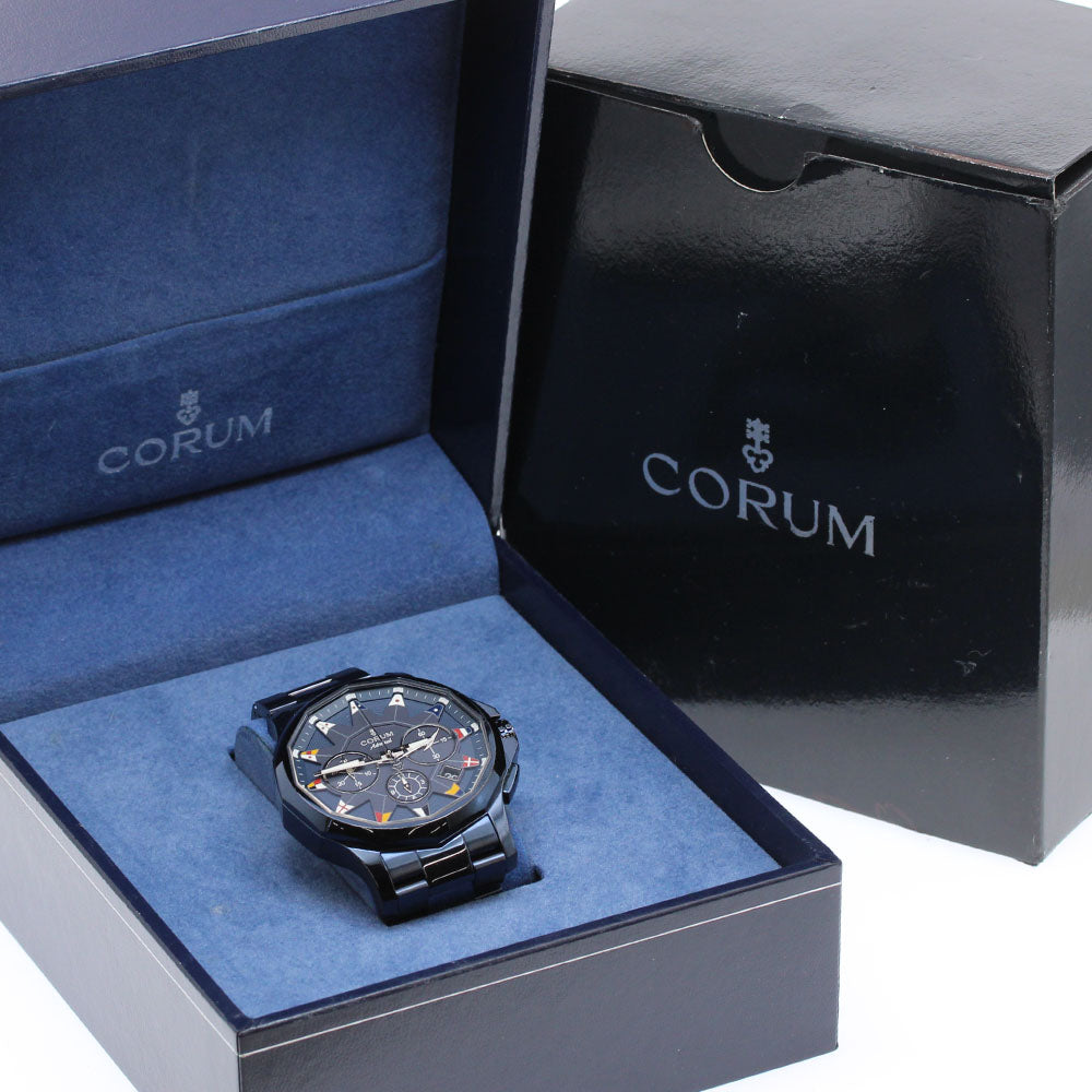 CORUM A984/03797 Admiral 42 Chronograph Automatic Men's Watch with Box