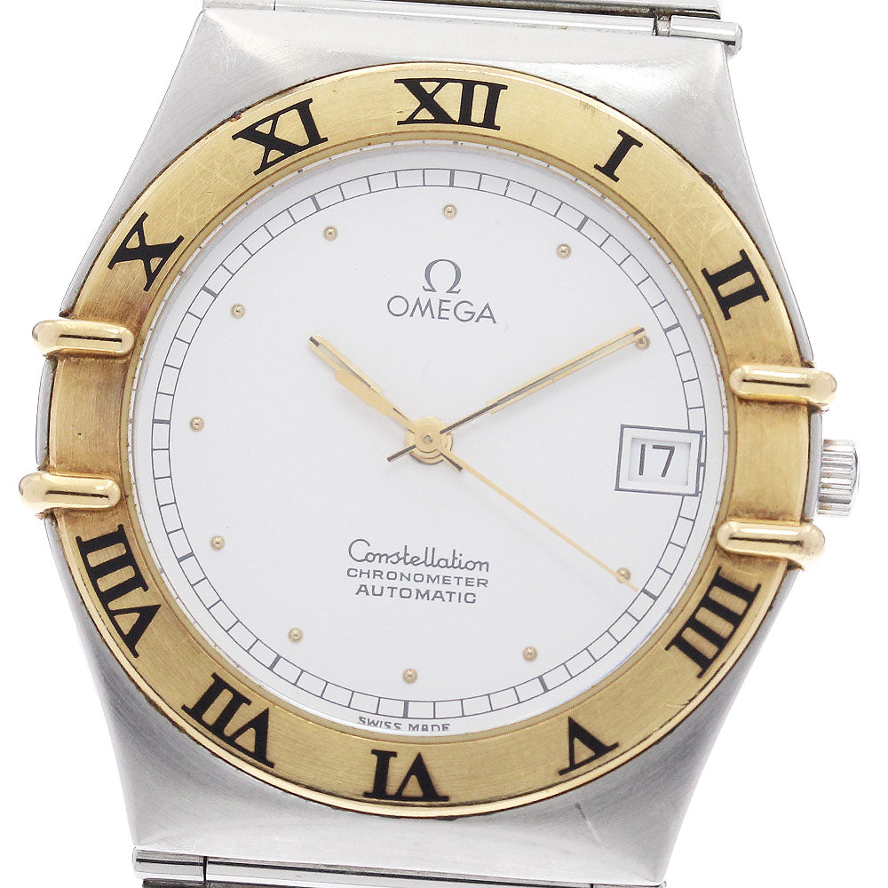 OMEGA Constellation YG Bezel Date Chronometer Automatic Men's Watch