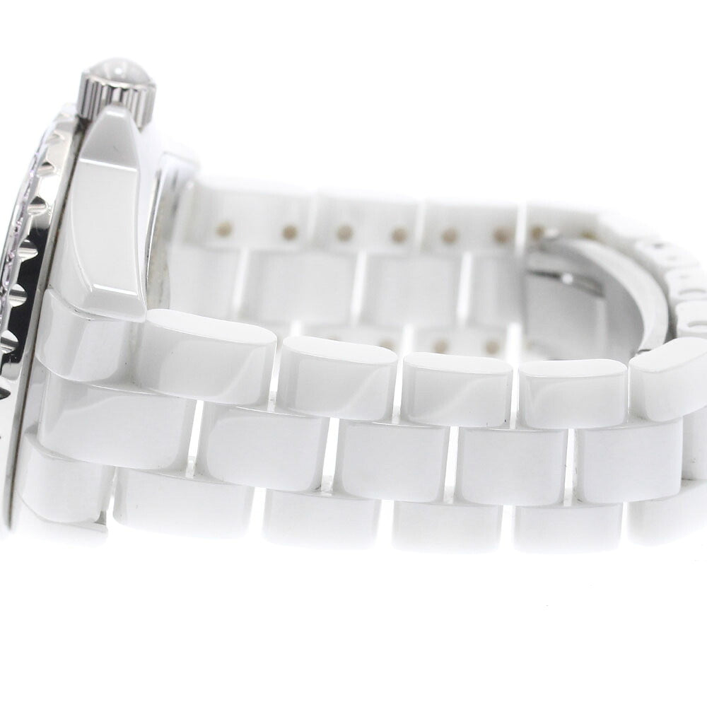 CHANEL H1181 J12 Pink Sapphire Bezel Quartz Women's Watch