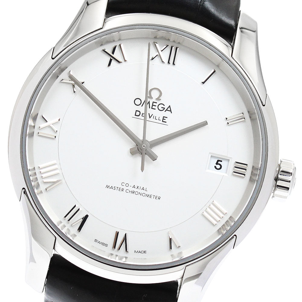 OMEGA 433.13.41.21.02.001 De Ville Hour Vision Co-Axial Master Chronometer Automatic Men's Watch Excellent Condition with Box and Warranty.