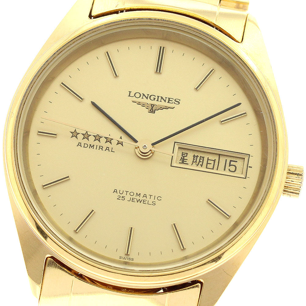 LONGINES L7.634.2 Admiral 5 Star Day-Date Automatic Men's Watch