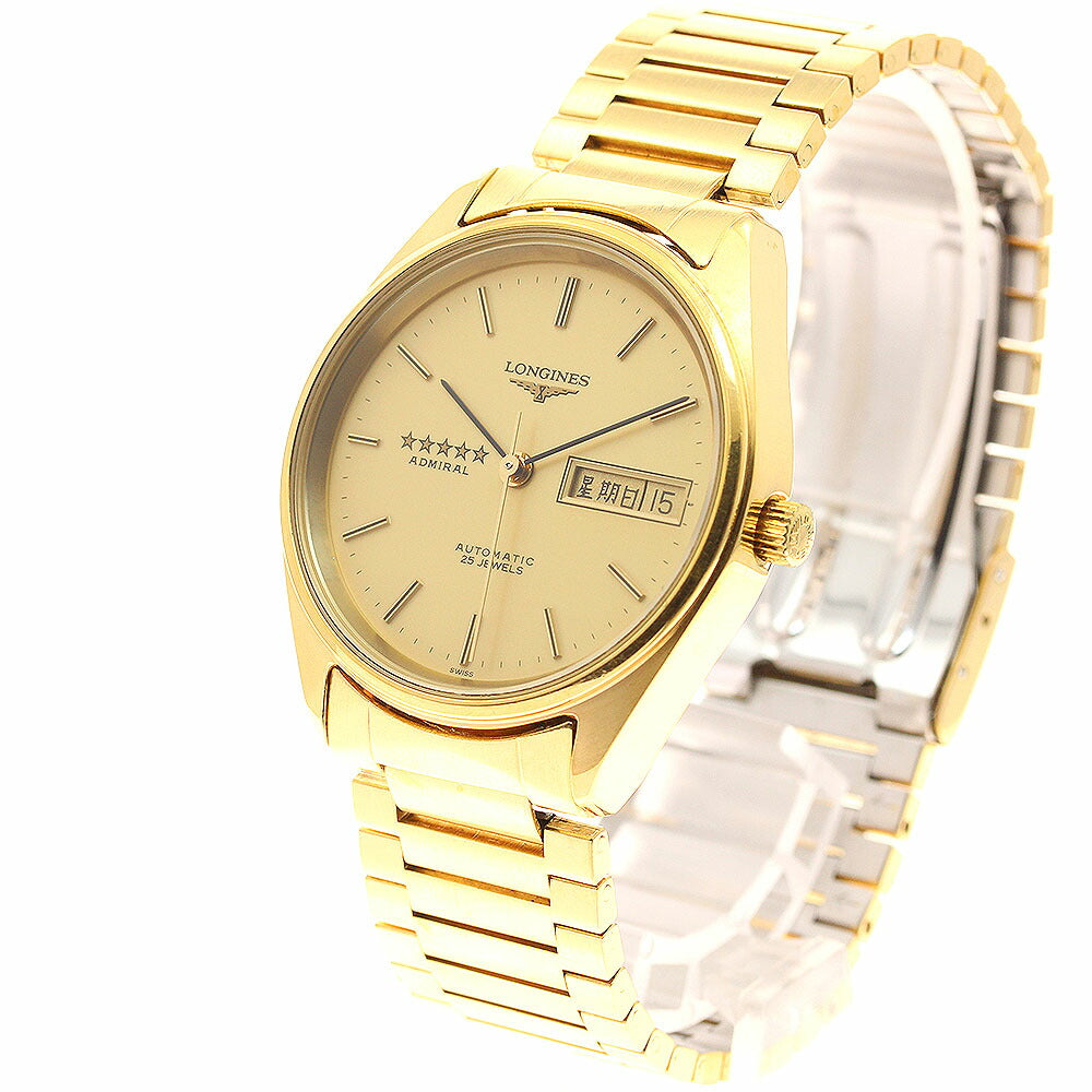 LONGINES L7.634.2 Admiral 5 Star Day-Date Automatic Men's Watch