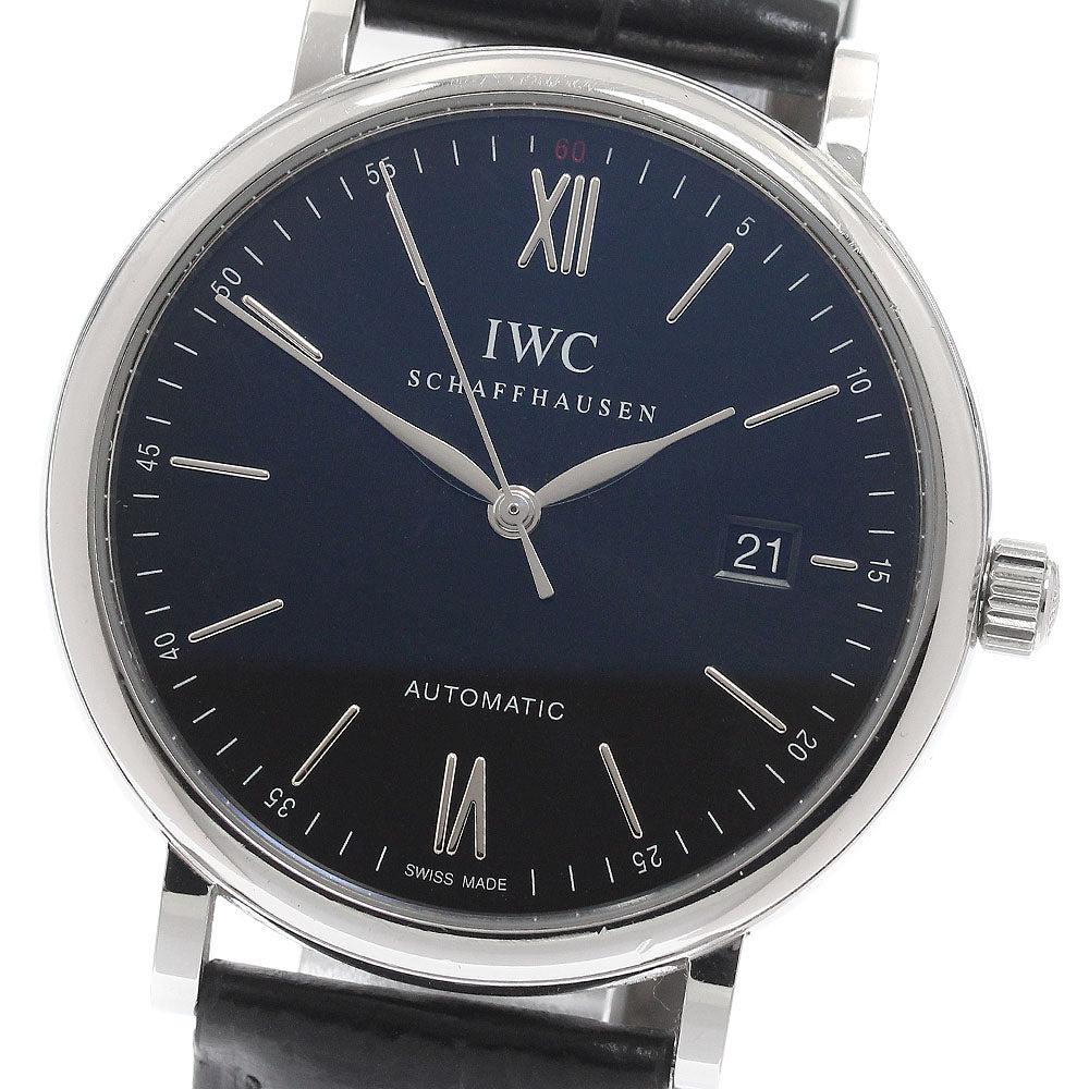 IWC SCHAFFHAUSEN IW356502 Portofino Date Automatic Men's Watch with Warranty