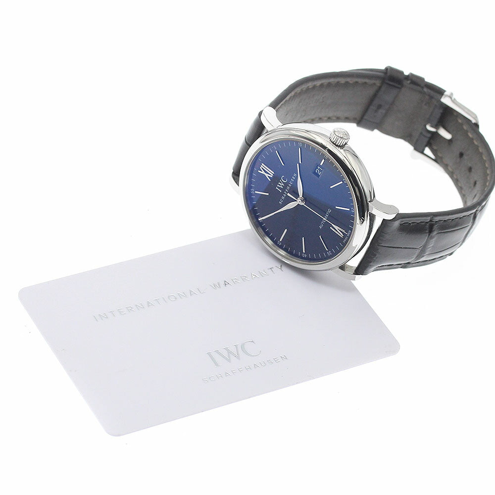 IWC SCHAFFHAUSEN IW356502 Portofino Date Automatic Men's Watch with Warranty
