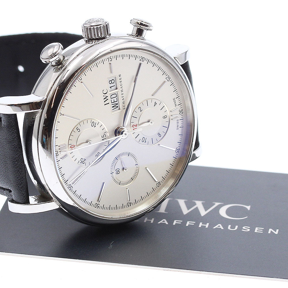 IWC SCHAFFHAUSEN IW391007 Portofino Chronograph Automatic Men's Watch with Warranty