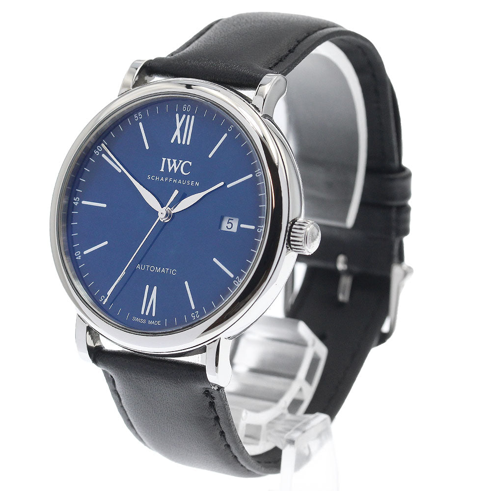 IWC SCHAFFHAUSEN IW356518 Portofino 150 Years Date Automatic Men's Watch Excellent Condition with Warranty.