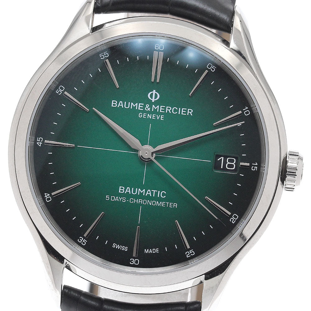 Baume & Mercier MOA10592 Clifton Date Automatic Men's Watch Excellent Condition with Warranty.