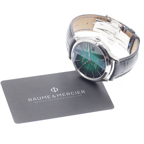 Baume & Mercier MOA10592 Clifton Date Automatic Men's Watch Excellent Condition with Warranty.
