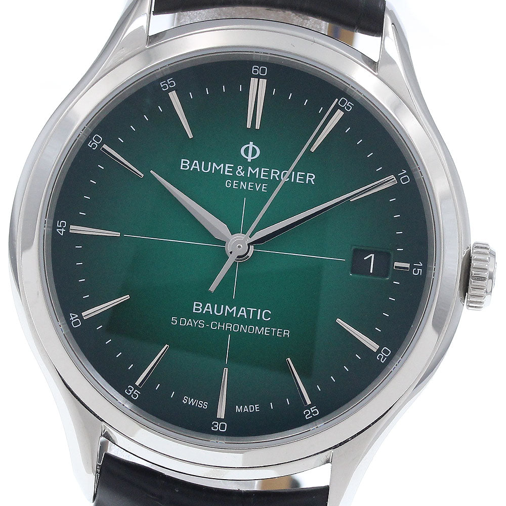 Baume & Mercier MOA10592 Clifton Date Automatic Men's Watch Excellent Condition with Warranty Card